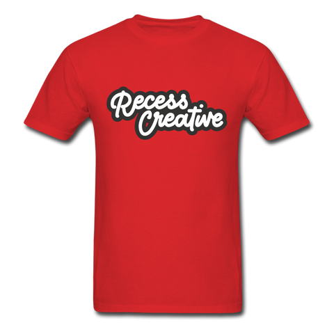 Unisex Classic Script T-Shirt - red