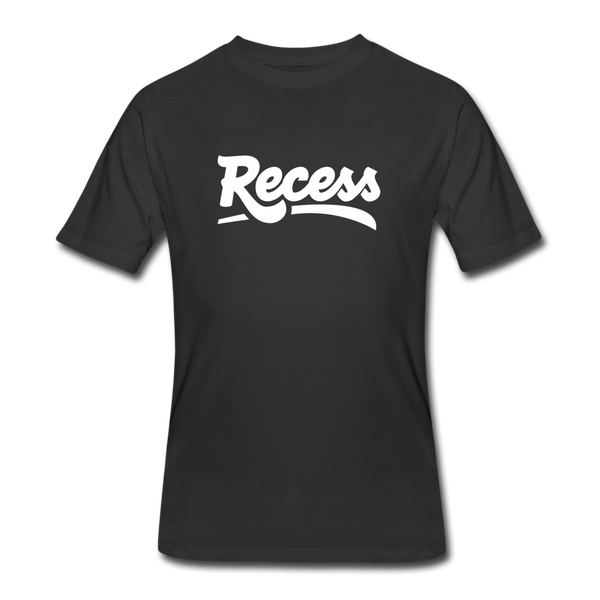 Unisex Recess Script 50/50 T-Shirt - black