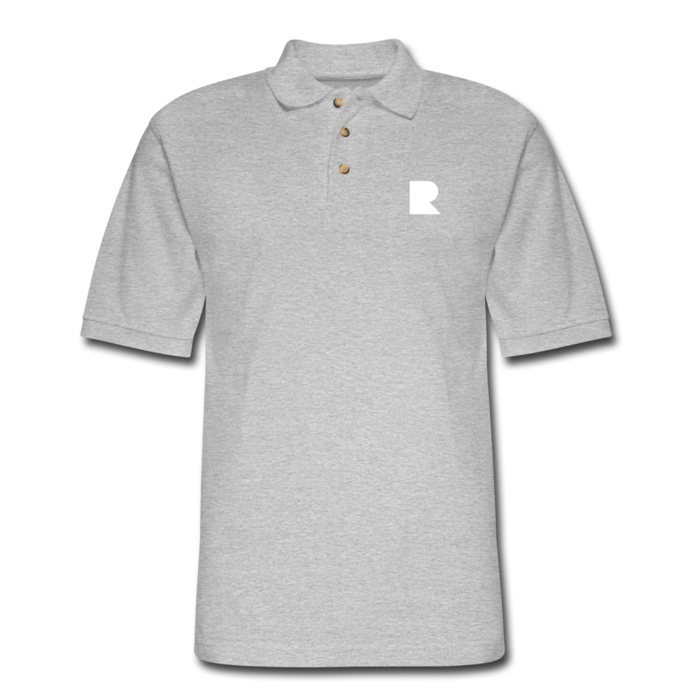 Recess Pique Polo Shirt - heather gray