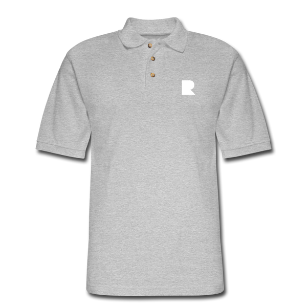 Recess Pique Polo Shirt - heather gray
